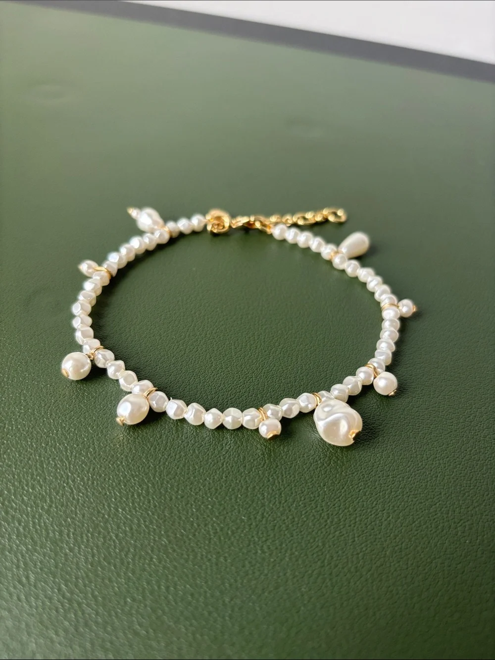 J. Crew Pearl Beaded Anklet